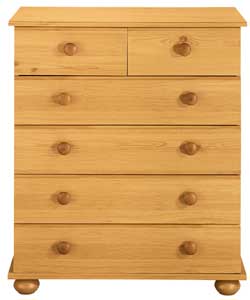 Dorchester 4   2 Drawer Chest - Pine