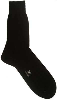 Dore Dore Black Merino Wool Socks by