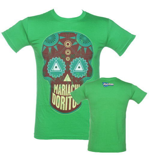 Doritos Mens Green Doritos Mariachi T-Shirt