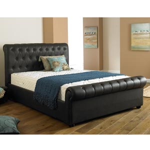 Dorlux Rio 4FT6 Double Leather Bedstead