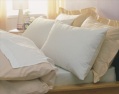 DORMA plain-dyed percale duvet cover (each)