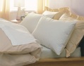 DORMA plain-dyed sheets and duvet covers