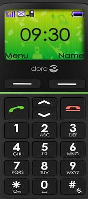 Doro 345GSM BK Easy to Use Sim Free Mobile Phone - Black