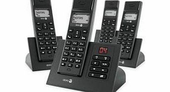 Doro Arc 5R  3 Digital Cordless Telephone Dect with Answer Machine amp; Caller Display - QUAD - 4 handsets
