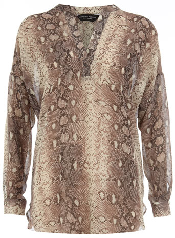 Dorothy Perkins Animal drop shoulder blouse DP05323813