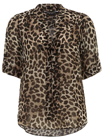 Dorothy Perkins Animal pussybow blouse DP05388935
