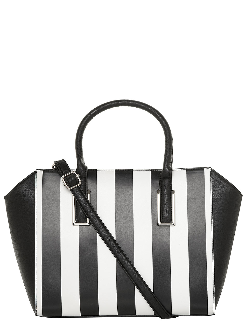 Black and white wing tote 18343830