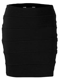 Dorothy Perkins Black bandage skirt