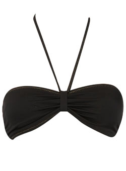 Dorothy Perkins Black bandeau top