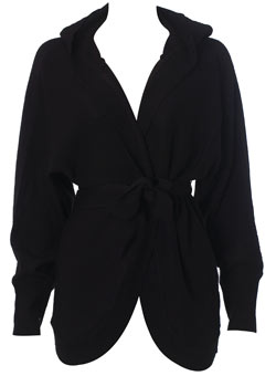 Dorothy Perkins Black batwing hoody