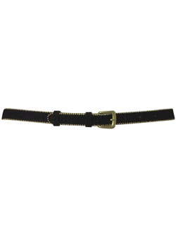 Dorothy Perkins Black bead trim skinny belt
