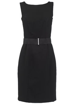 Dorothy Perkins Black belted dress