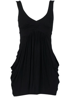 Dorothy Perkins Black body con tunic
