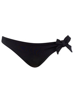 Dorothy Perkins Black bow bikini bottoms