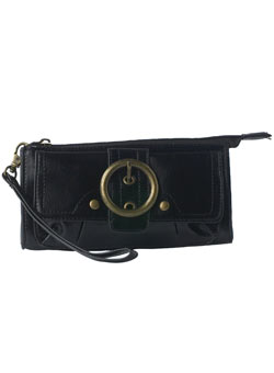 Dorothy Perkins Black buckle purse
