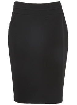 Dorothy Perkins Black button skirt
