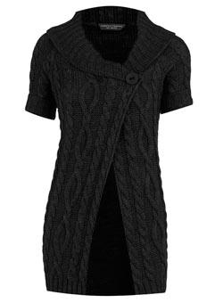 Dorothy Perkins Black cable gilet