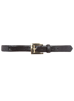 Dorothy Perkins Black chunky buckle snake belt