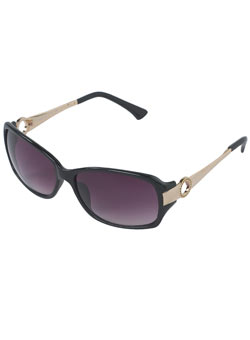 Dorothy Perkins Black circle arm sunglasses