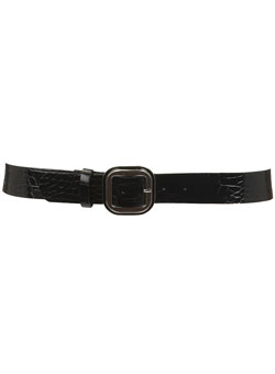 Dorothy Perkins Black croc jeans belt