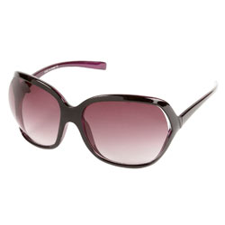 Dorothy Perkins Black cut away lens sunglasses