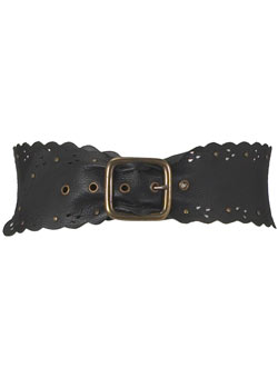 Dorothy Perkins Black cutwork belt