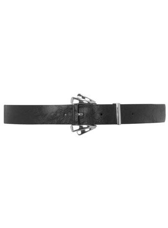 Dorothy Perkins Black deco buckle waist belt