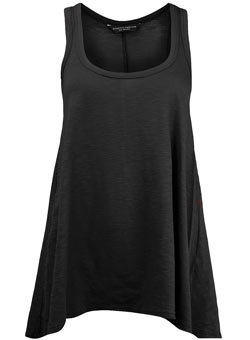 Dorothy Perkins Black drape vest