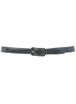 Dorothy Perkins Black enamel belt