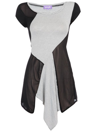 Black/grey panel top