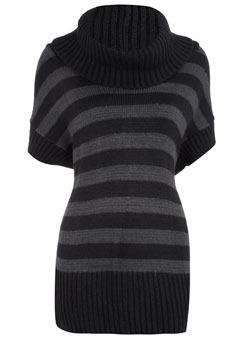 Black/grey stripe tabard
