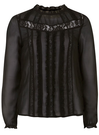 Dorothy Perkins Black gypsy Victoriana blouse DP05331902
