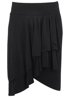Dorothy Perkins Black jersey wrap skirt