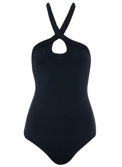 Dorothy Perkins Black keyhole swimsuit
