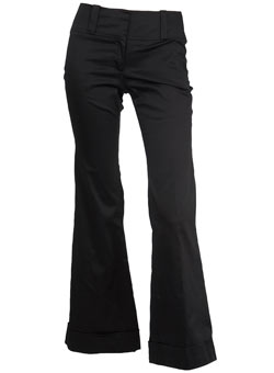 Dorothy Perkins Black kickflare trousers