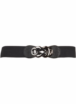 Dorothy Perkins Black knot belt