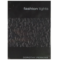 Dorothy Perkins Black lace leaf tights