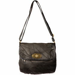 Dorothy Perkins Black leather patchwork bag