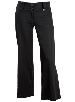 Dorothy Perkins Black linen trousers