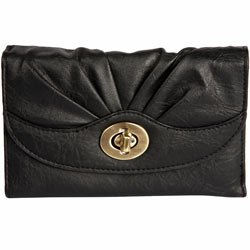 Dorothy Perkins Black lock purse