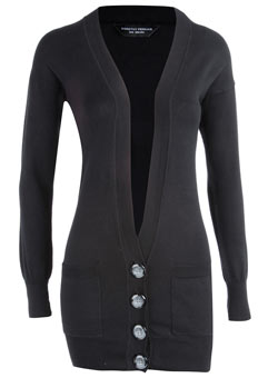 Dorothy Perkins Black long-line cardigan