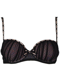 Dorothy Perkins Black mesh bra