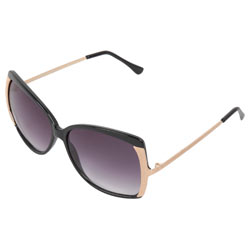 Dorothy Perkins Black metal side sunglasses