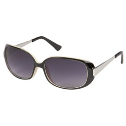 Dorothy Perkins Black metal temple sunglasses