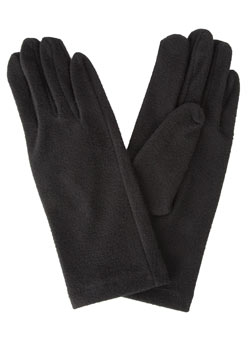 Dorothy Perkins Black microfleece gloves