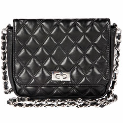 Black mini cross body bag