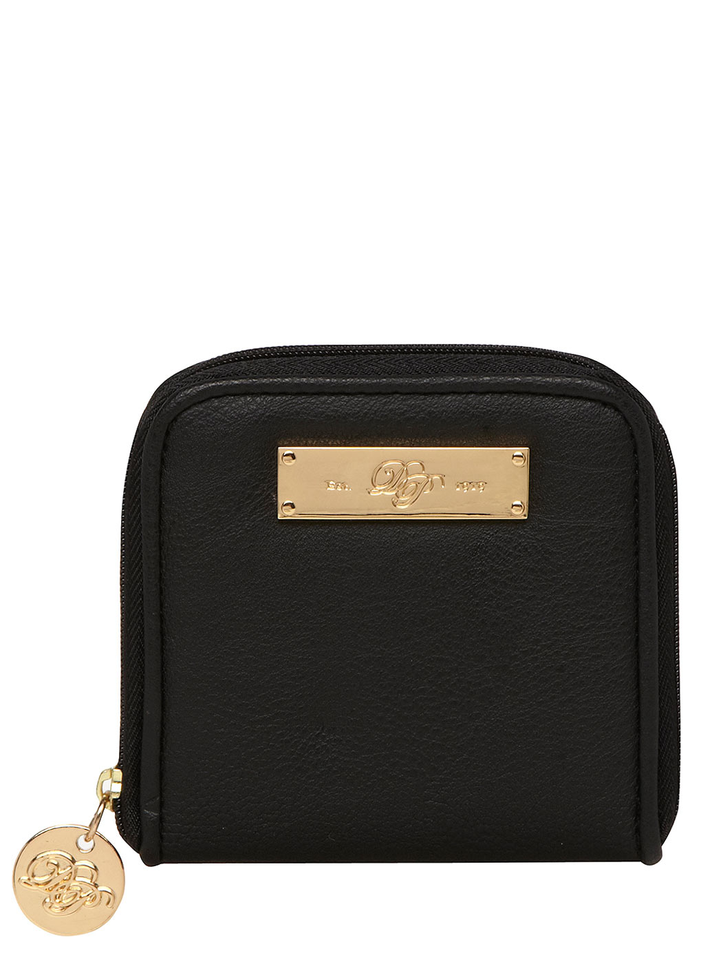 Dorothy Perkins Black mini zip around purse 18338801