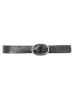 Dorothy Perkins Black oval buckle belt