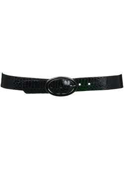 Dorothy Perkins Black oval buckle jean belt