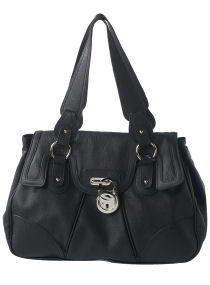 Dorothy Perkins Black padlock bag